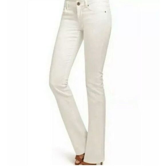 CABI Women’s White Bootcut Jeans Size 0 Style #895-L - Picture 1 of 5